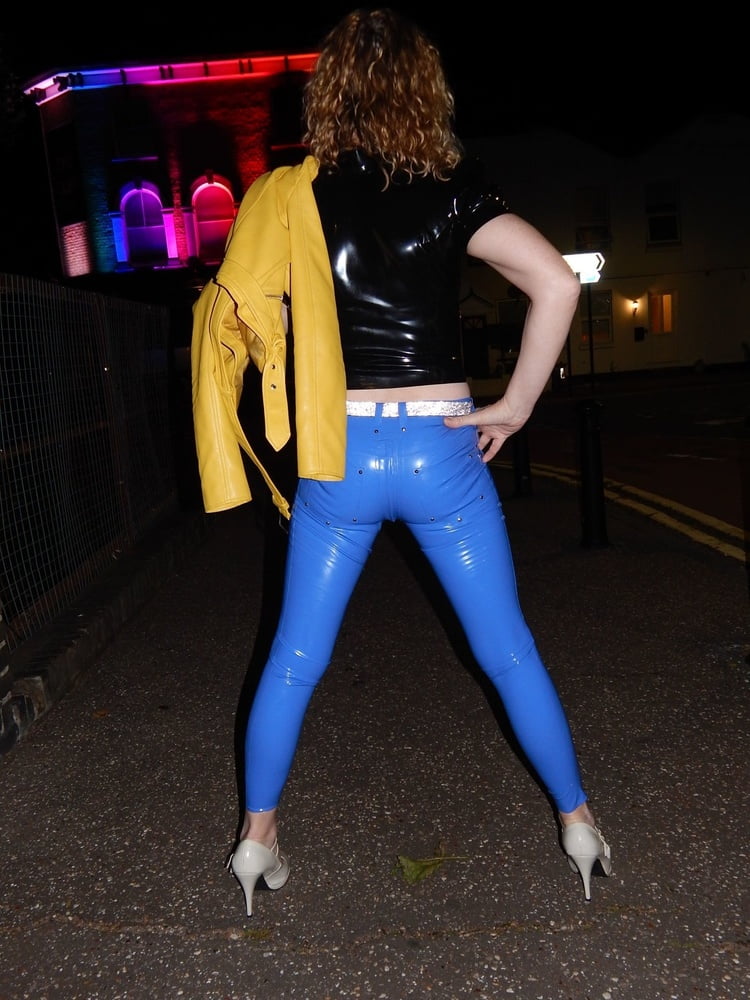 Latex Jeans and Top n the Pub #106665702