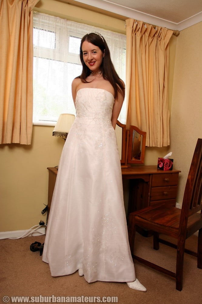 Bride Wedding Dress and Stockings #88738561