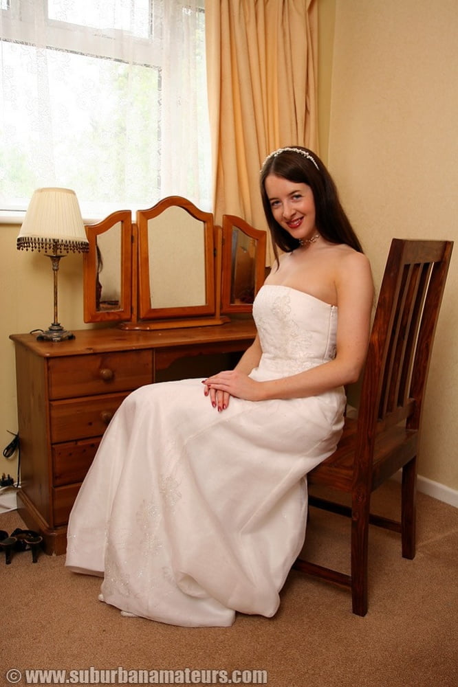 Bride Wedding Dress and Stockings #88738567