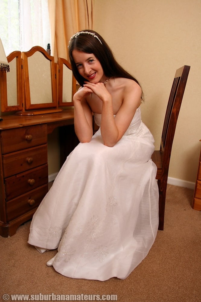 Bride Wedding Dress and Stockings #88738582