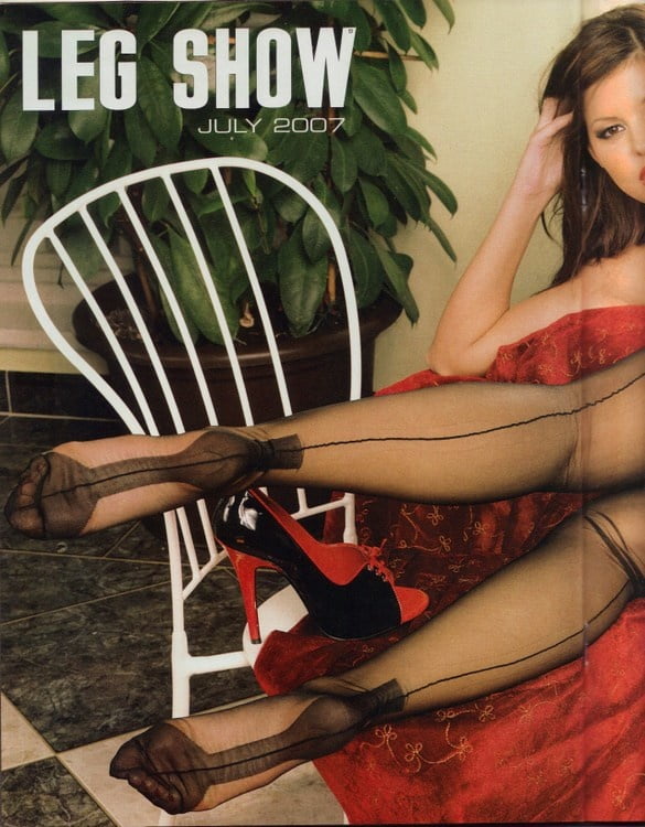 Leg Show Magazine - Black FF Stockings &amp; Nylon Feet #89639678