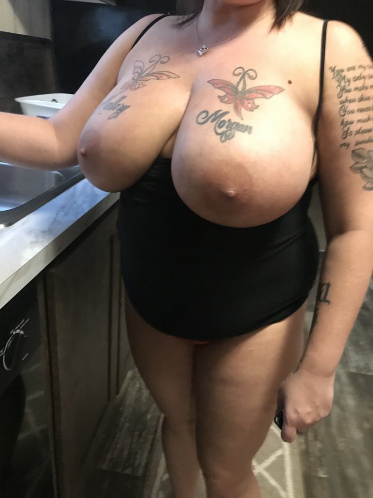 Huge natural tits walking through house naked #95916699