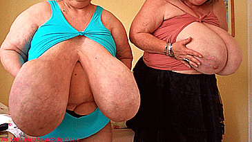 grannys bouncing tits #94640402