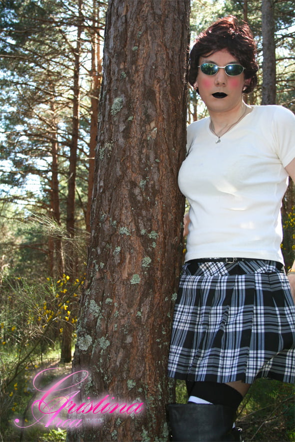 Sissy bitch exposed in the woods #106901260