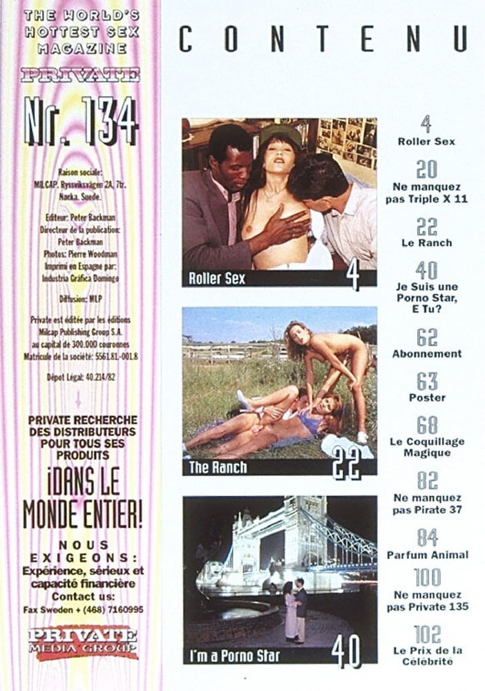 Vintage Retro Porno - Private Magazine - 134 #91818233