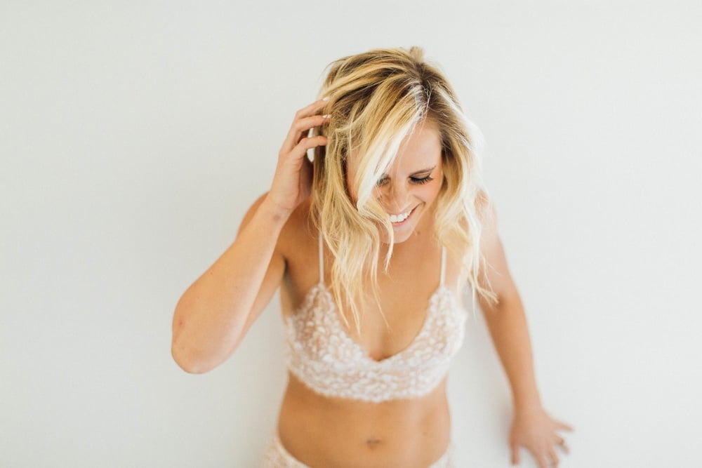 Alexa - hot blonde MILF - slim body small tits boudoir #89097387