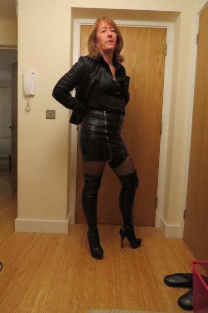 Wives and matures in leather n pvc #100379319