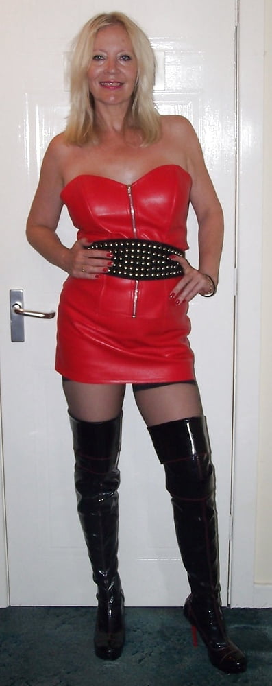 Wives and matures in leather n pvc #100379354