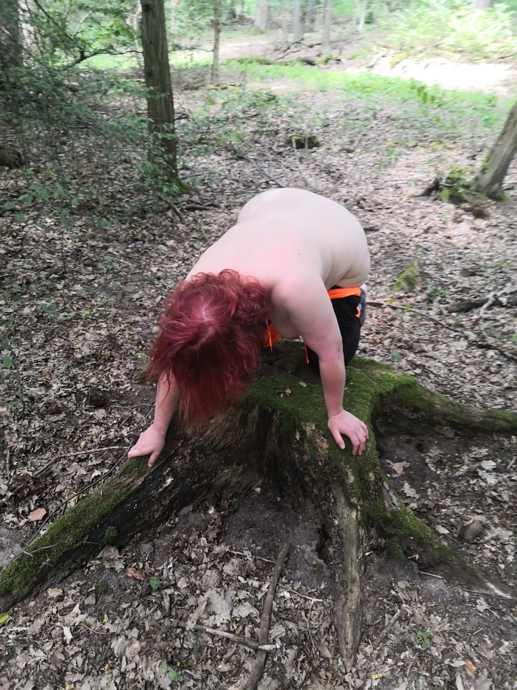 Bare naked tits and ass in the woods #106584180