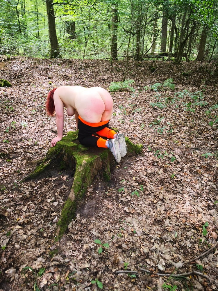 Bare naked tits and ass in the woods #106584185