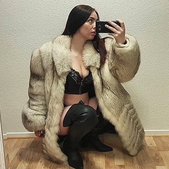 woman in fur coat 24 #99493425