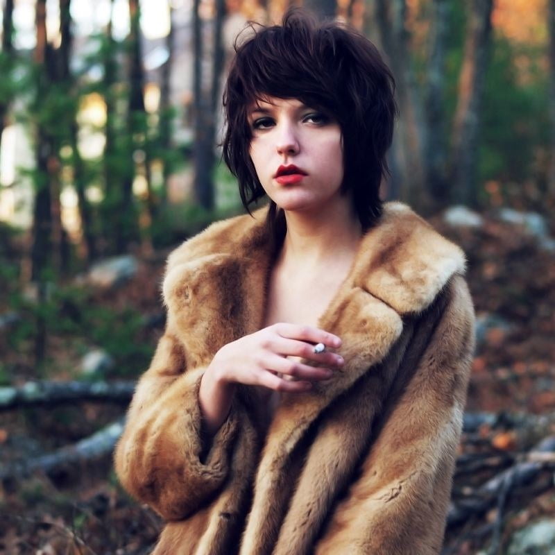 woman in fur coat 24 #99493453