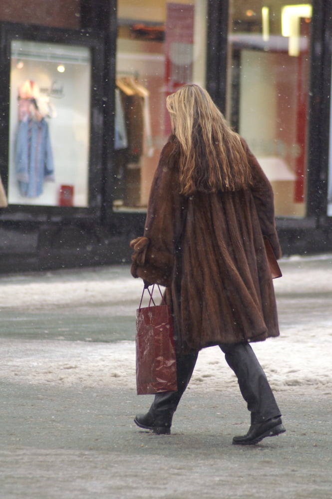 woman in fur coat 24 #99493490