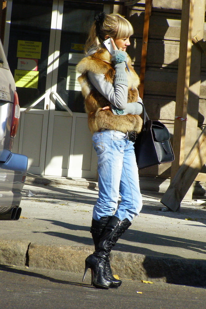 woman in fur coat 24 #99493509