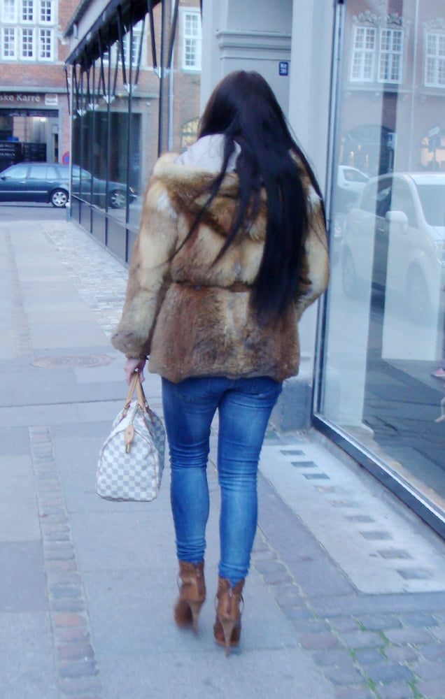woman in fur coat 24 #99493518