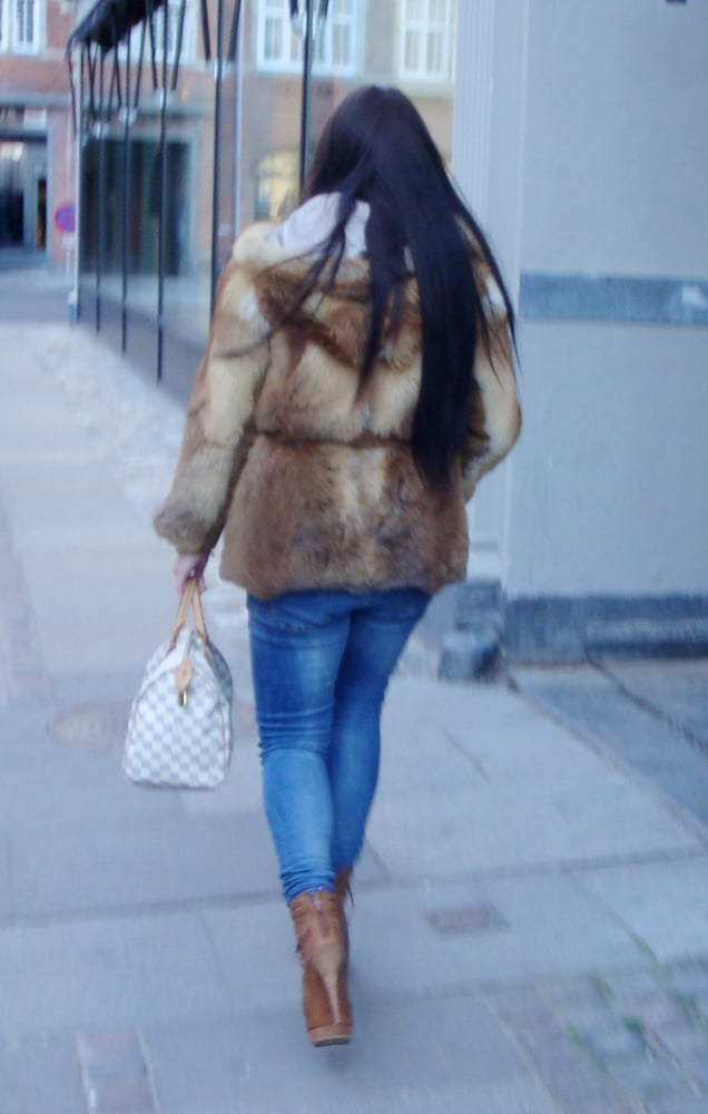 woman in fur coat 24 #99493521