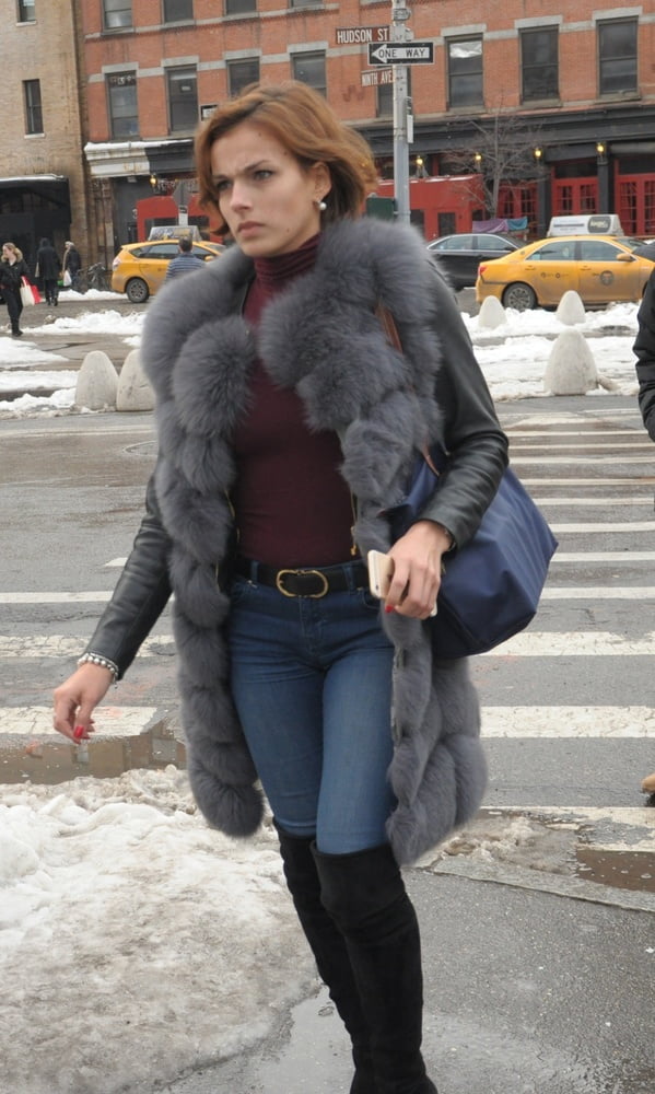 woman in fur coat 24 #99493582