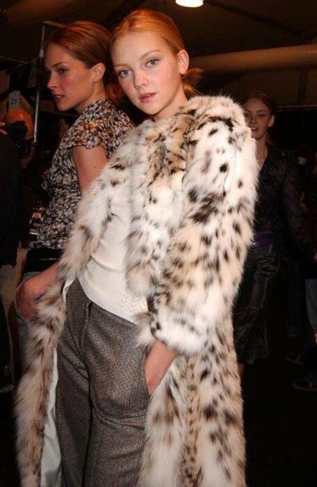 woman in fur coat 24 #99493706