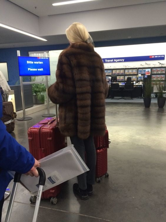 woman in fur coat 24 #99493865