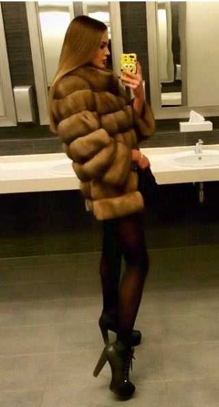 woman in fur coat 24 #99493917