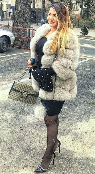 woman in fur coat 24 #99493964