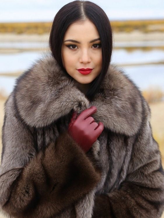 woman in fur coat 24 #99493994