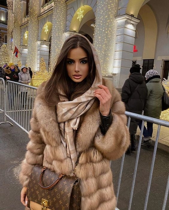 woman in fur coat 24 #99494044