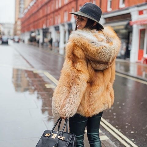 woman in fur coat 24 #99494069