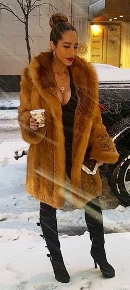 woman in fur coat 24 #99494084
