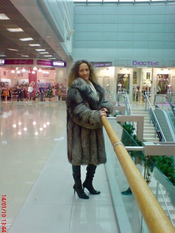 woman in fur coat 24 #99494091