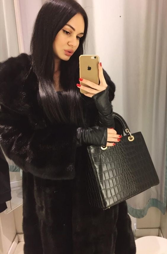 woman in fur coat 24 #99494097