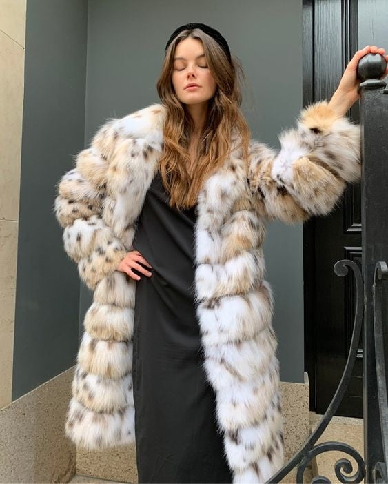 woman in fur coat 24 #99494106