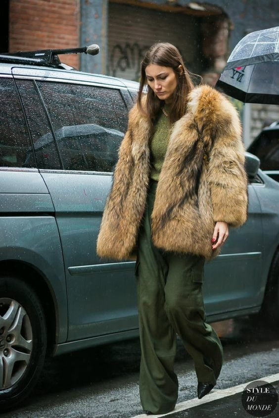 woman in fur coat 24 #99494109