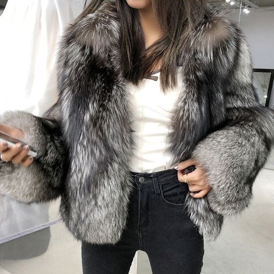 woman in fur coat 24 #99494112