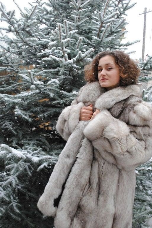 woman in fur coat 24 #99494128