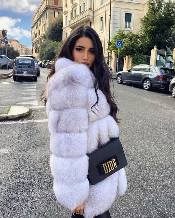 woman in fur coat 24 #99494131