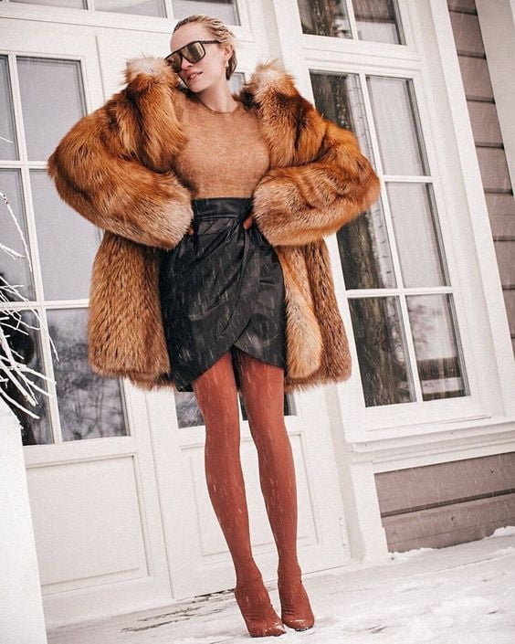 woman in fur coat 24 #99494137