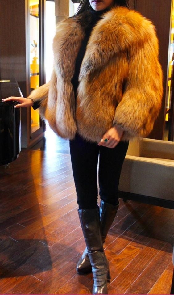 woman in fur coat 24 #99494176