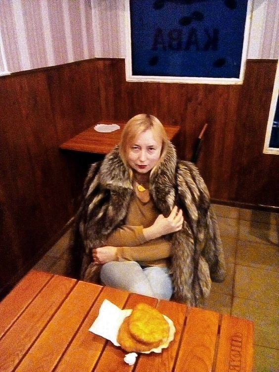 woman in fur coat 24 #99494309
