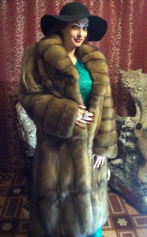 woman in fur coat 24 #99494343