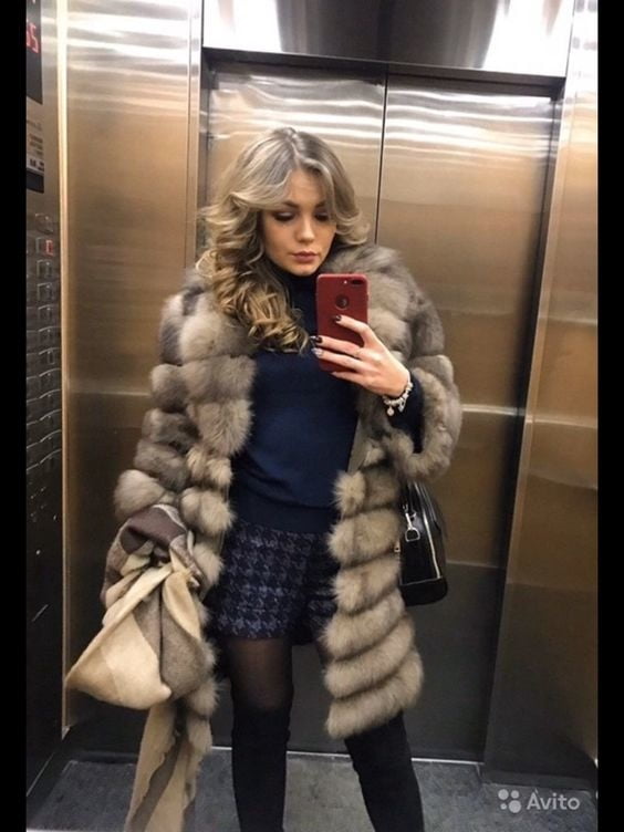 woman in fur coat 24 #99494384