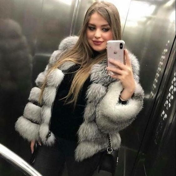 woman in fur coat 24 #99494872