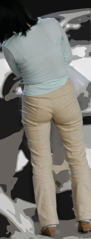 Hot women in Khakis, Light Coloured Pants, trousers #100082561
