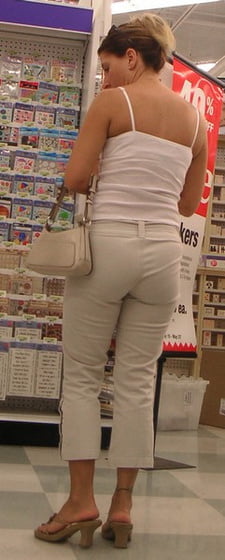 Hot women in Khakis, Light Coloured Pants, trousers #100082883