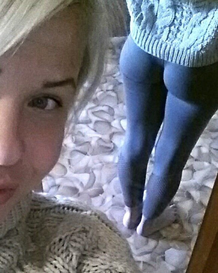 Serbian hot fitnes whore blonde girl beautiful ass Danica R. #101898671