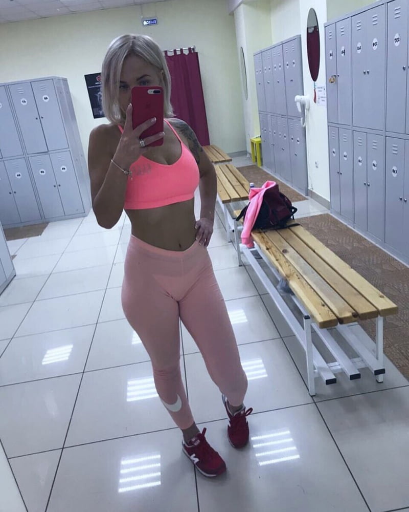 Serbian hot fitnes whore blonde girl beautiful ass Danica R. #101898683