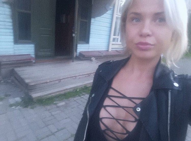 Serbian hot fitnes whore blonde girl beautiful ass Danica R. #101898717