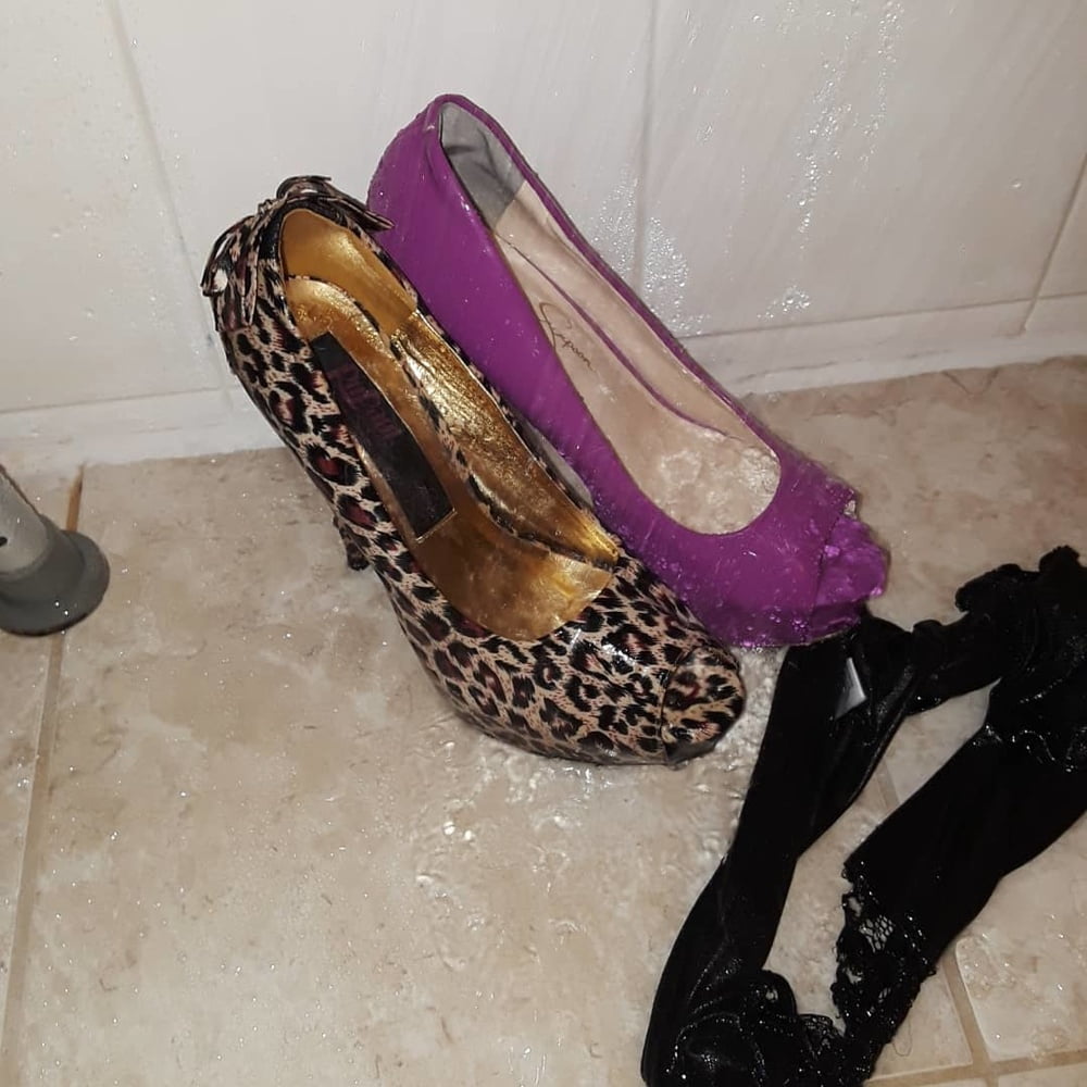 Cummed Highheels from Istagram #105006273