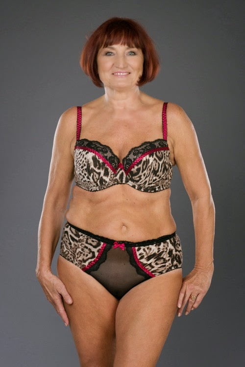 Grannies and matures in bra and panties #100488239