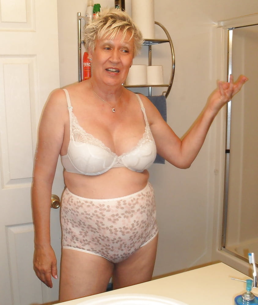 Grannies and matures in bra and panties #100488263